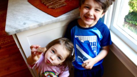 kids with MiMi's bars