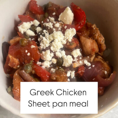 Sheet Pan Greek Chicken